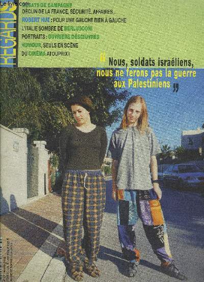 REGARDS N 77 MARS 2002 MENSUEL COMMUNISTES / dbats de campagne- declin de la france, scurit, affaires... - ROBERT HUE: pour une gauche bien  gauche ETC...