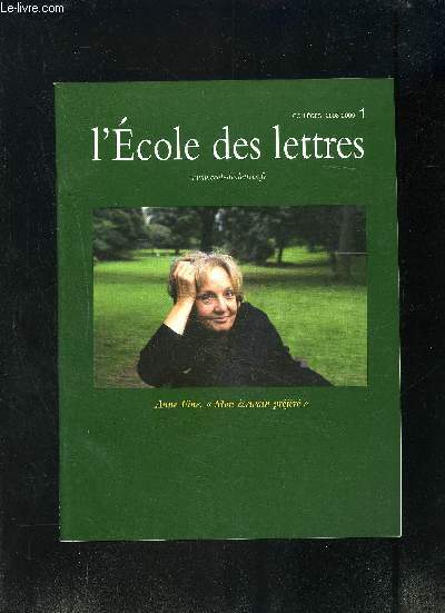 L ECOLE DES LETTRES- COLLEGES N1 - 2008-2009- ANNE FINE- MON ECRIVAIN PREFERE