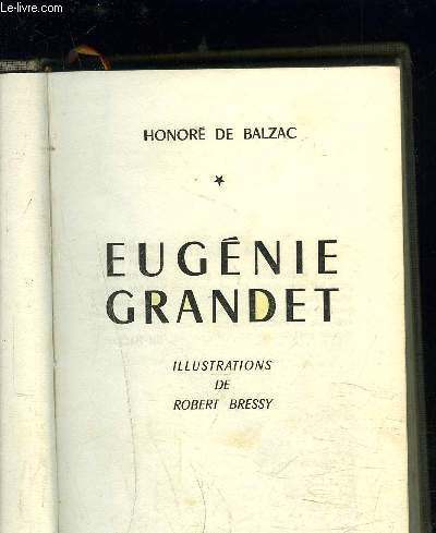 EUGENIE GRANDET- COLLECTION R.B.