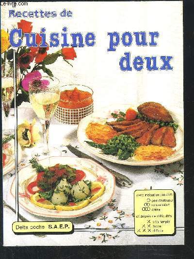 RECETTES DE CUISINE POUR DEUX