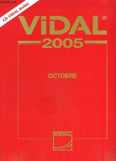 VIDAL- OCTOBRE 2005- LE CD N EST PAS INCLUS