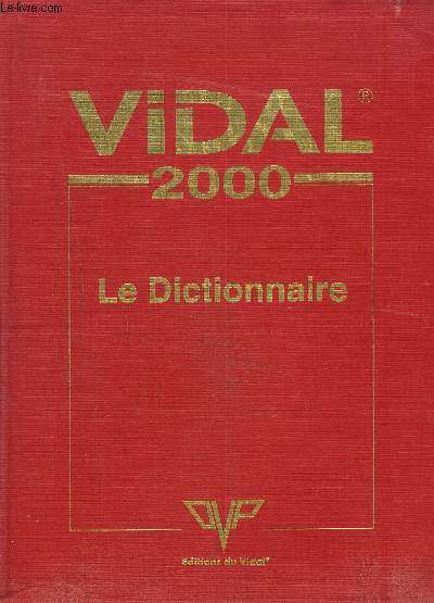 DICTIONNAIRE VIDAL 2000