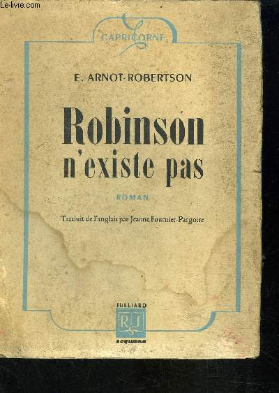 ROBINSON N EXISTE PAS