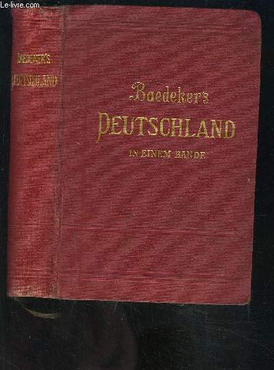 DEUTSCHLAND IN EINEM BANDE- KURZES REISEHANDBUCH- OUVRAGE EN ALLEMAND