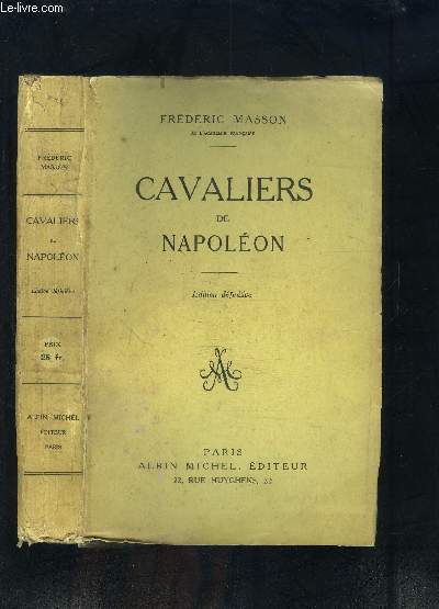 CAVALIERS DE NAPOLEON