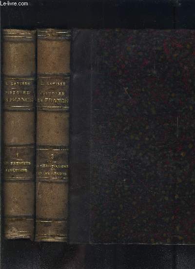 LE CHRISTIANNISME LES BARBARES- MEROVINGIENS ET CAROLINGIENS- N3 ET: LES PREMIERS CAPETIENS (987-1137) N4 - TOME 2- VOL 1 ET VOL 2 - 2 volumes