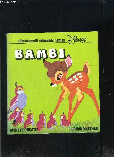 BAMBI- ALBUMS MULTI EDUCATIFS- WALT DISNEY