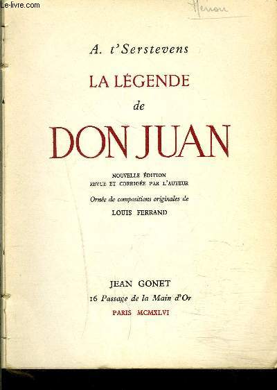 LA LEGENDE DE DON JUAN