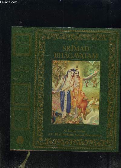 LE SRIMAD BHAGAVATAM- PREMIER CHANT- LA CREATION- PREMIERE PARTIE CHAPITRES 1 A 9- Texte en hindi et franais