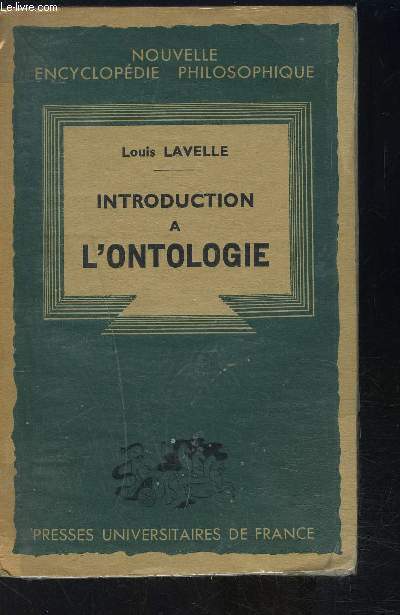 INTRODUCTION A L ONTOLOGIE