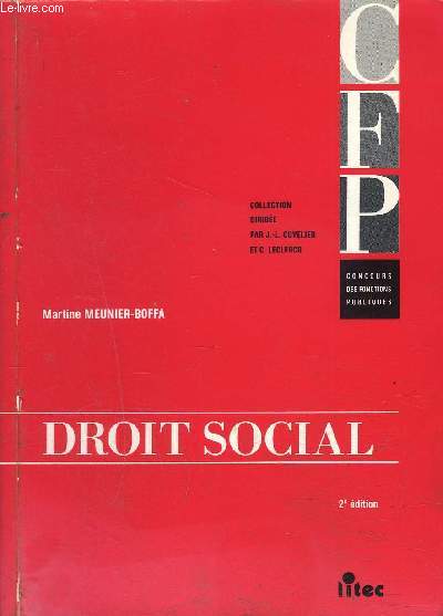 DROIT SOCIAL- CONCOURS DES FONCTIONS PUBLIQUES