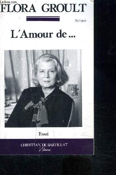 L AMOUR DE ...