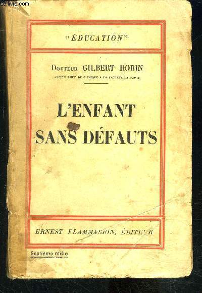 L ENFANT SANS DEFAUTS