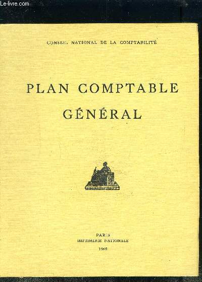 PLAN COMPTABLE GENERAL- CONSEIL NATIONAL DE LA COMPTABILITE