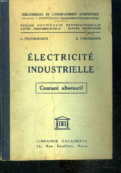 ELECTRICITE INDUSTRIELLE- COURANT ALTERNATIF