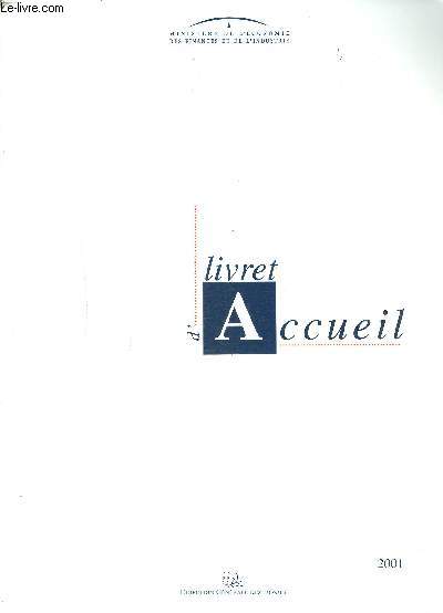 1 POCHETTE LIVRET D ACCUEIL Ressources humaines de la DGI- L'usager et l'administration de l'impt- Organisation gnrale de la DGI des services dpartementaux- Personnel quelques chiffres- Mtiers choisir en connaissance de cause- Carrire catgorie C...