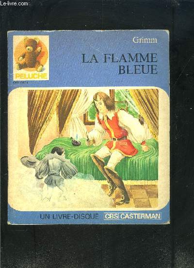 LA FLAMME BLEUE- 1 LIVRE DISQUE (vinyle 45 tours)