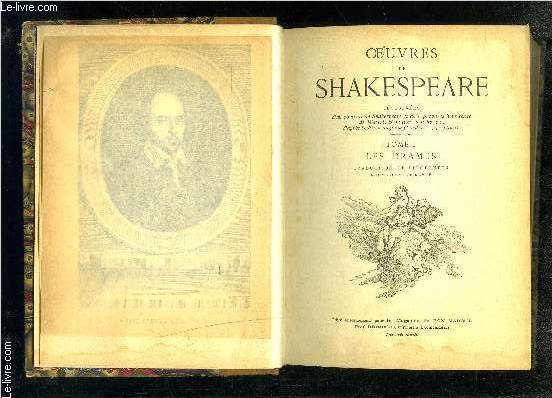 OEUVRES DE SHAKESPEARE- TOME 1 LES DRAMES