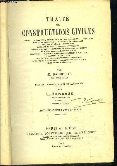 CONSTRUCTIONS CIVILES
