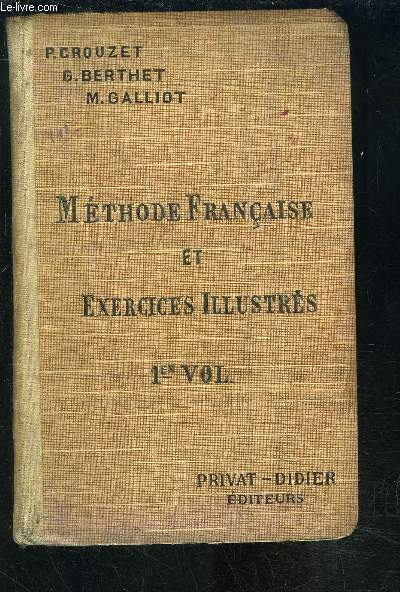 METHODE FRANCAIS ET EXERCICES ILLUSTRES 1ER VOL- SPECIMEN