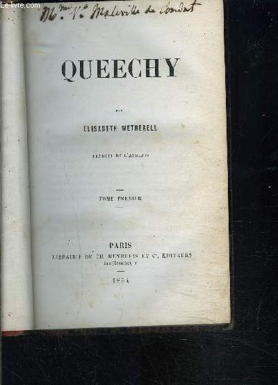 QUEECHY- TOME 1