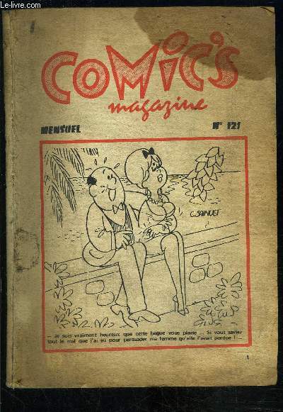 COMIC S MAGAZINE N121- Le mot- L'aveugle- Au thtre- Deuil- Pourboire- Aveux- Le bouton- Le caf- Un tapeur..