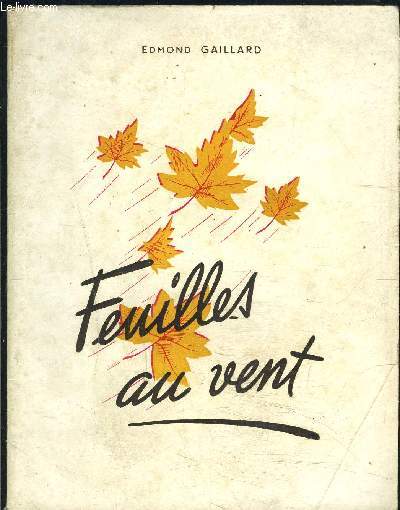 FEUILLES AU VENT- ENVOI DE L AUTEUR?