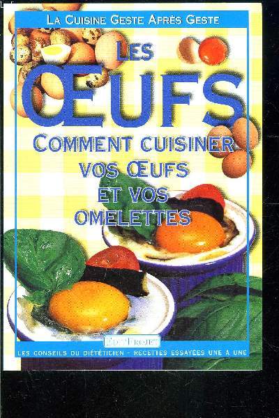 LES OEUFS- COMMENT CUISINER VOS OEUFS ET VOS OMELETTES- LA CUISINE GESTE APRES GESTE