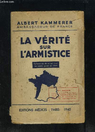 LA VERITE SUR L ARMISTICE