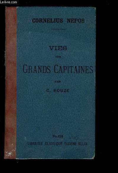 VIES DES GRANDS CAPITAINES- CATON- ATTICUS
