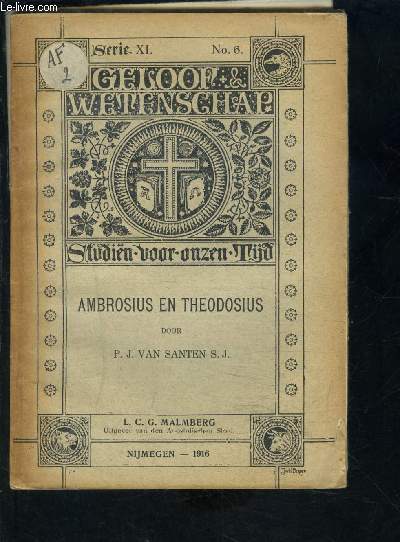 AMBROSIUS EN THEODOSIUS- N6- SERIE XI- Texte en allemand