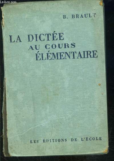 LA DICTEE AU COURS ELEMENTAIRE N433