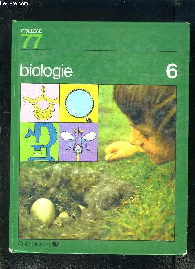 BIOLOGIE 6e- COLLEGE 77- CLASSIQUES- SPECIMEN