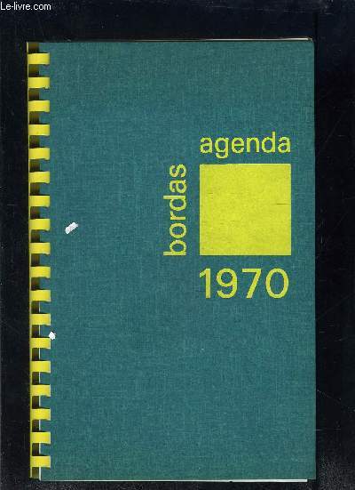 AGENDA BORDAS 1970