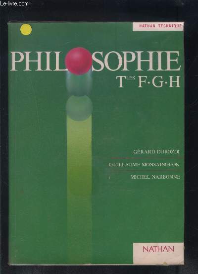PHILOSOPHIE Tles F.G.H.