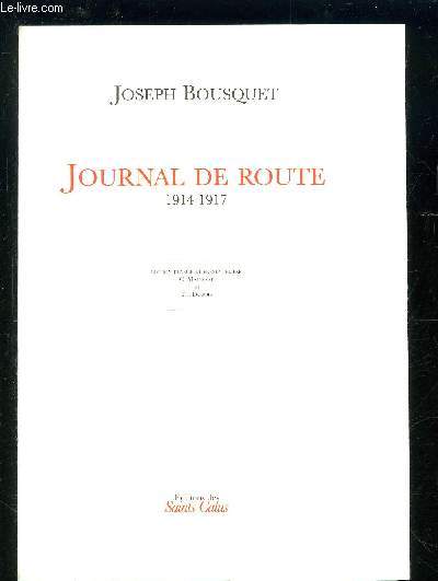 JOURNAL DE ROUTE 1914-1917