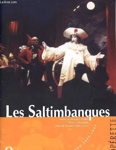 PLAQUETTE - LES SALTIMBANQUES - OPERETTE