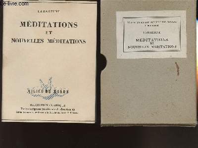 MEDITATIONS POETIQUES / Nouvelles Mditations potiques. Nouvelles mditations potiques. Le dernier chant du plerinage d'Harold..