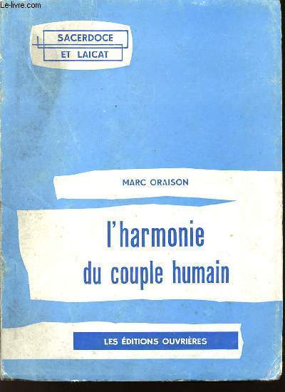 L'HARMONIE DU COUPLE HUMAIN