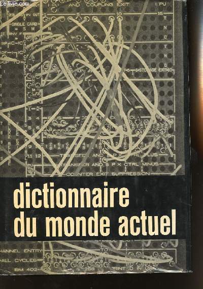 DICTIONNAIRE DU MONDE ACTUEL