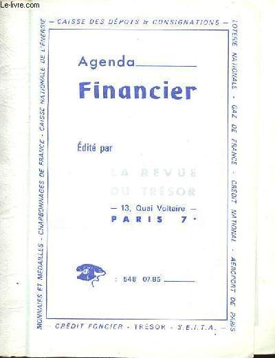 AGENDA FINANCIER 1967