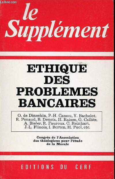 LE SUPPLEMENT - FEVRIER 1983 - N144 - ETHIQUE DES PROBLEMES BANCAIRES.