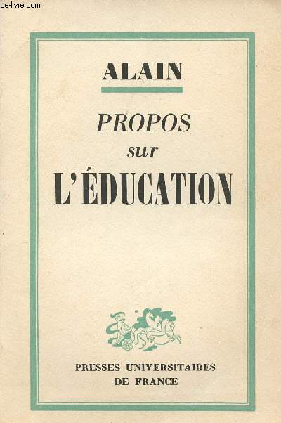 PROPOS SUR L'EDUCATION