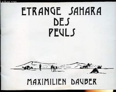 ETRANGE SAHARA DES PEULS