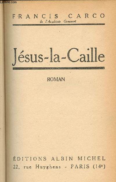 JESUS- LA- CAILLE