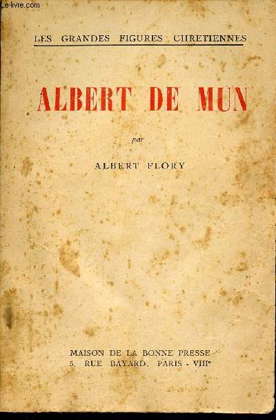 ALBERT DE MUN