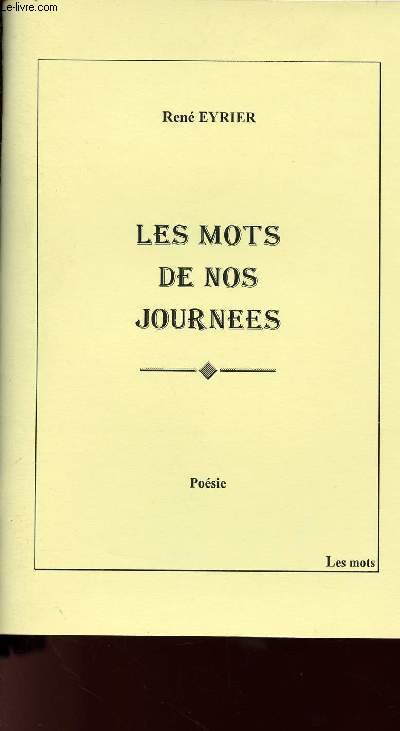 LES MOTS DE NOS JOURNEES