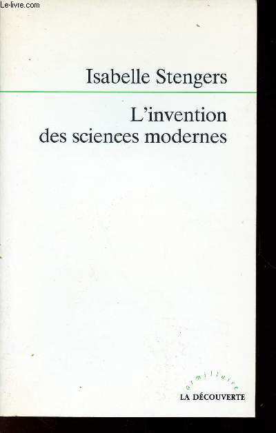 L'INVENTION DES SCIENCES MODERNES