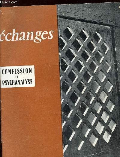 ECHANGES- CONFESSION ET PSYCHANALYSE- N80