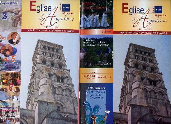 EGLIE D'ANGOULEME N1 ET 2 - 16 ET 30 JAN 2005